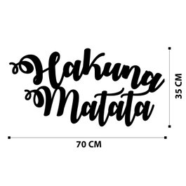 Wallity Hakuna Matata Escultura de pared